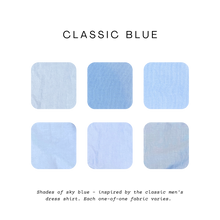 Load image into Gallery viewer, Upcycled Corset Top w/ Cuff Bracelets - Classic Blue